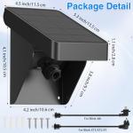 Ponlrie Solar Panel for Blink Outdoor Cameras