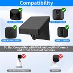 Ponlrie Solar Panel for Blink Outdoor Cameras