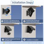 Ponlrie Solar Panel for Blink Outdoor Cameras