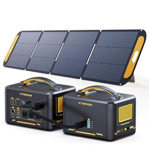 VTOMAN 3096Wh Portable Solar Generator with Battery