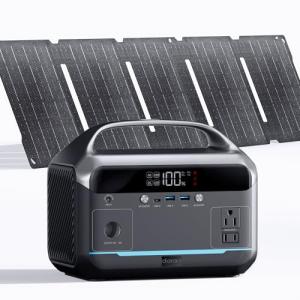 350W Portable Power Station with Solar Panel