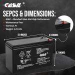 Casil CA1270 12V 7Ah Alarm Battery