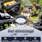 24FT Natural Gas Hose for Generators and Grills