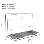 GEOLYNX Wall Mount UPS Bracket Kit with Fan Points