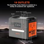 SolarPlay 2500W Portable Power Station with Solar Panel