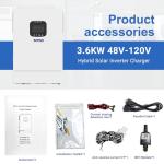 3600W Hybrid Solar Inverter with MPPT Controller