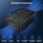 Vansoet 200W Car Power Inverter with Fast Charging