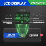 POXURIO 1500W Sump Pump Battery Backup System