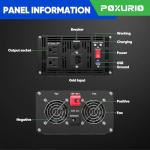 POXURIO 1500W Sump Pump Battery Backup System
