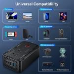 Vansoet 200W Car Power Inverter with Fast Charging