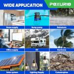 POXURIO 1500W Sump Pump Battery Backup System