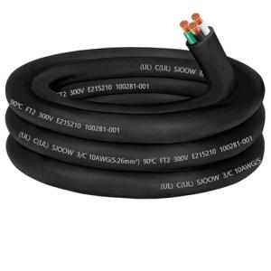 10 AWG SJOOW Portable Power Cable - 15ft