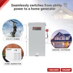 100A Double-Throw Generator Transfer Switch 24000W
