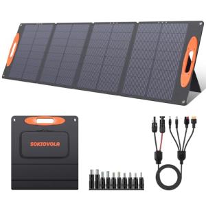 SOKIOVOLA 120W Foldable Solar Panel Charger
