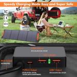 SOKIOVOLA 120W Foldable Solar Panel Charger
