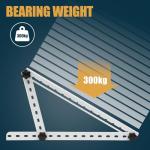 JAOTREL Adjustable Solar Panel Mount with Tilt Legs