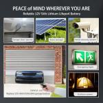 12V 5Ah Rechargeable Lithium Battery for Various Uses