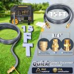15FT Natural Gas Hose for Generators and Appliances