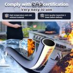 15FT Natural Gas Hose for Generators and Appliances