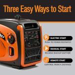 LIFAN 4800W Dual Fuel Inverter Generator, Quiet & RV Ready