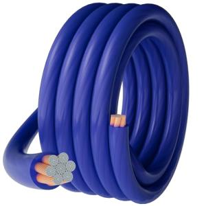 HiFind 15 Ft 4 AWG Blue Power Wire Cable