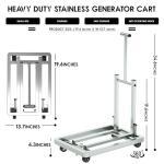 Heavy-Duty Generator Wheel Kit for Easy Mobility