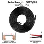 30Ft DC 8mm Extension Cable for Solar Generators