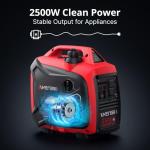 AMERISUN 2500W Portable Inverter Generator - Super Quiet