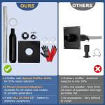 Portable Generator Exhaust Extension Kit with Adapters