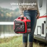 AMERISUN 2500W Portable Inverter Generator - Super Quiet