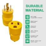 WISUGASO 30A to 50A Generator Welder Adapter Plug