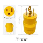 WISUGASO 30A to 50A Generator Welder Adapter Plug