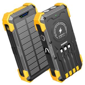 Sudrov 42800mAh Solar Power Bank with Fast Charging