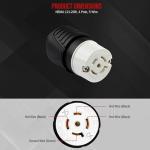 Enerlites Twist Lock Generator Connector, 20 Amp