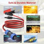 12FT Aviation Plug to Solar Panel Cable