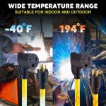 Telleglow 10ft 30A to 50A Welder Adapter Cord