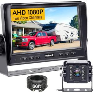 Rohent 1080P Wired RV Backup Camera System