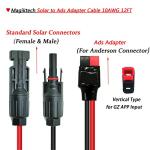 Magiktech Solar Panel Charging Kit for Power Stations