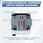 Automatic Transfer Switch for Generators and Solar Power