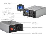 400W Pure Sine Wave Inverter with LCD Display