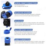 ZBLZGP FD20 3-Pin Power Connector for Generators