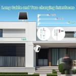 VERVERAY 6W Solar Panel for Ring & Wyze Cameras