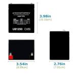 12V 5Ah Rechargeable Home Alarm Battery