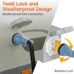 50 Amp 15FT Heavy-Duty Generator Extension Cord