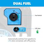 Pulsar 5250W Dual Fuel Inverter Generator Portable