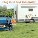 50 Amp 15FT Heavy-Duty Generator Extension Cord