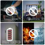 Dumfume 24V 100Ah LiFePO4 Battery for Off-Grid