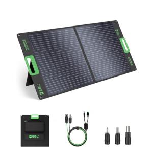 EBL 100W Portable Solar Charger for Camping