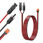 REEYINTCK 12AWG XT60i Solar Charging Cable 5FT