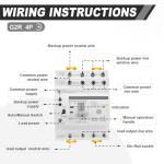 63Amp Mini ATS Dual Power Changeover Switch